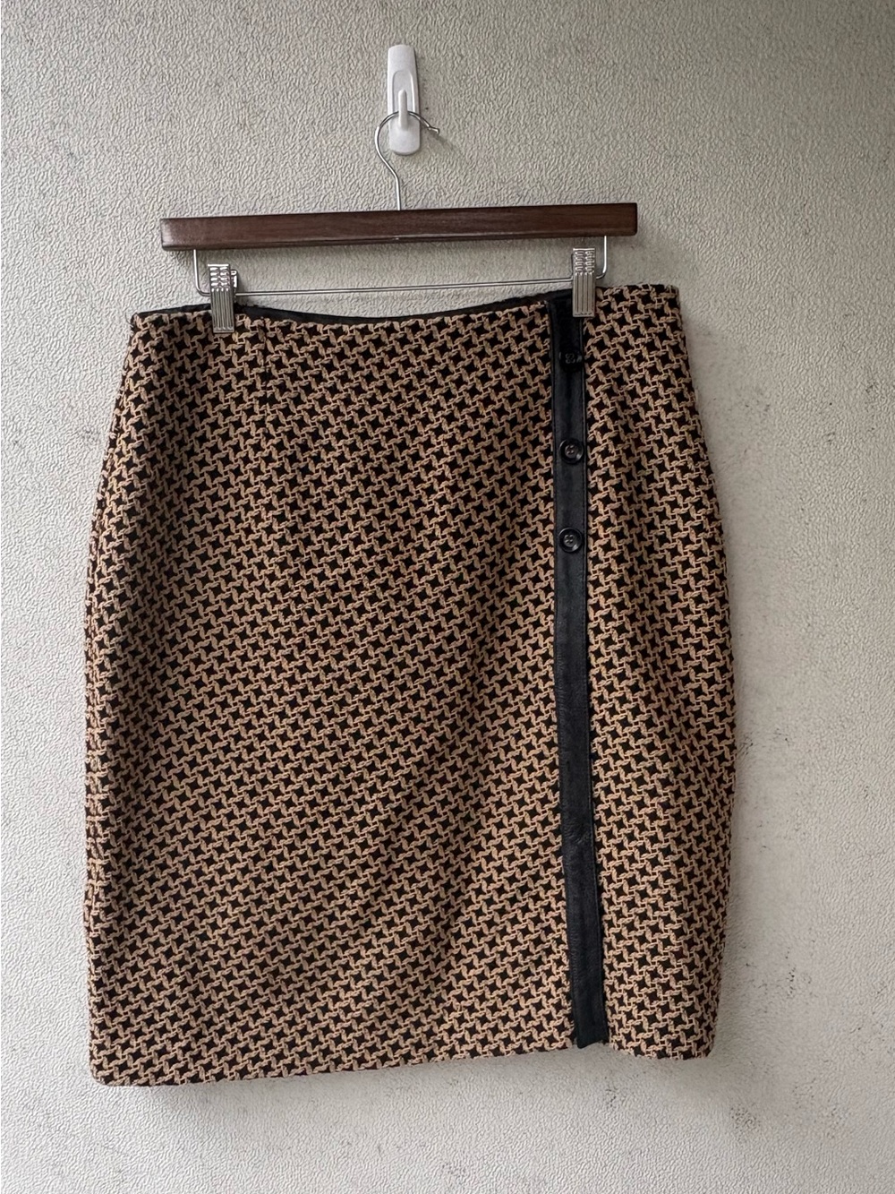 Vintage Liz Claiborne NWT Lambswool Cotton Tweed Skirt Size 12